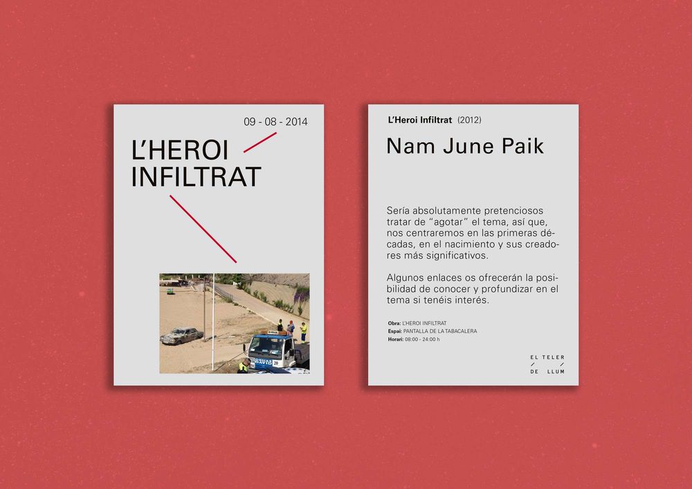 El Teler de Llum (direcció d’art, disseny gràfic, identitat, art i cultura, sector públic, print, web), per DOMO-A | Direcció d’art i disseny gràfic, Barcelona