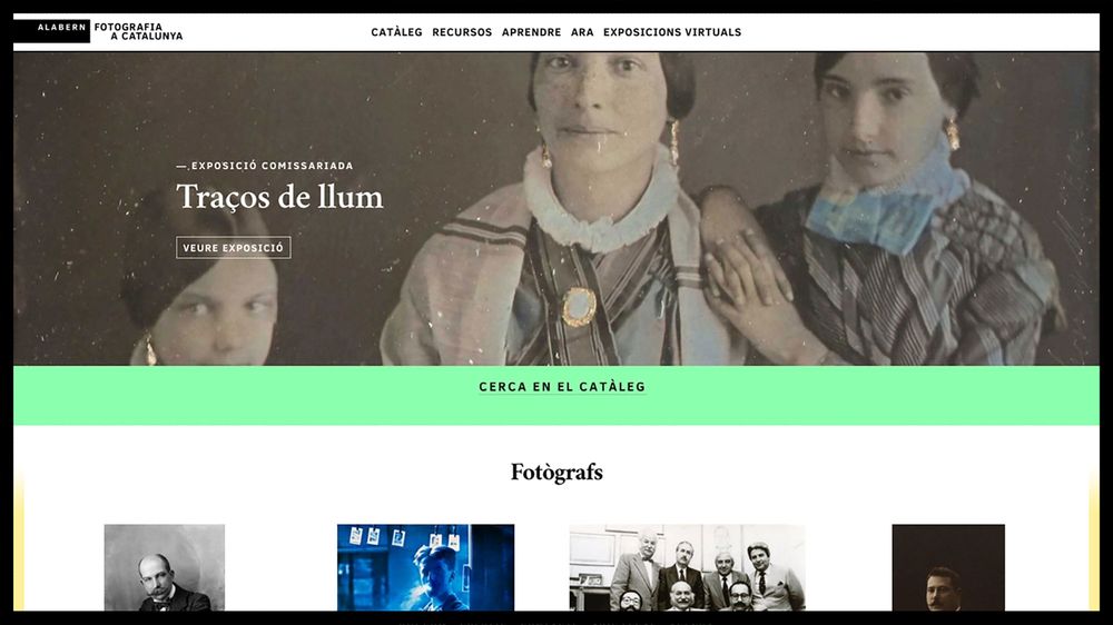 Fotografia a Catalunya (direcció d’art, disseny gràfic, art i cultura, sector públic, web), per DOMO-A | Direcció d’art i disseny gràfic, Barcelona