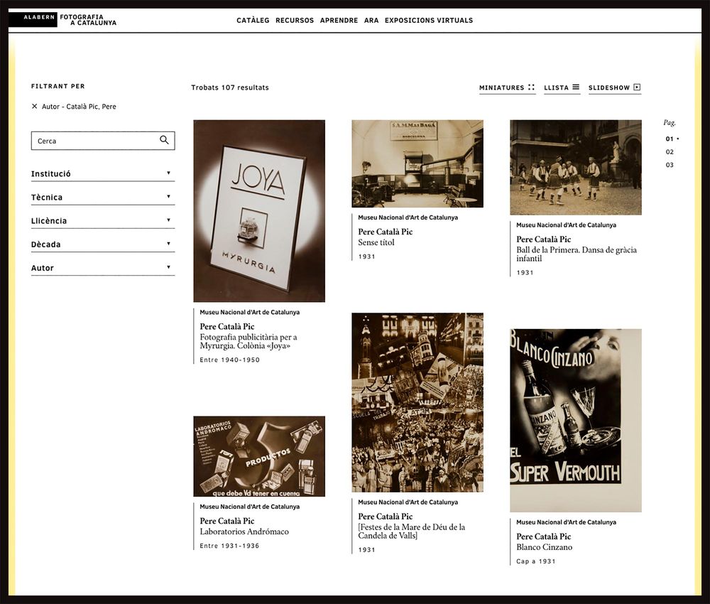 Fotografia a Catalunya (direcció d’art, disseny gràfic, art i cultura, sector públic, web), per DOMO-A | Direcció d’art i disseny gràfic, Barcelona