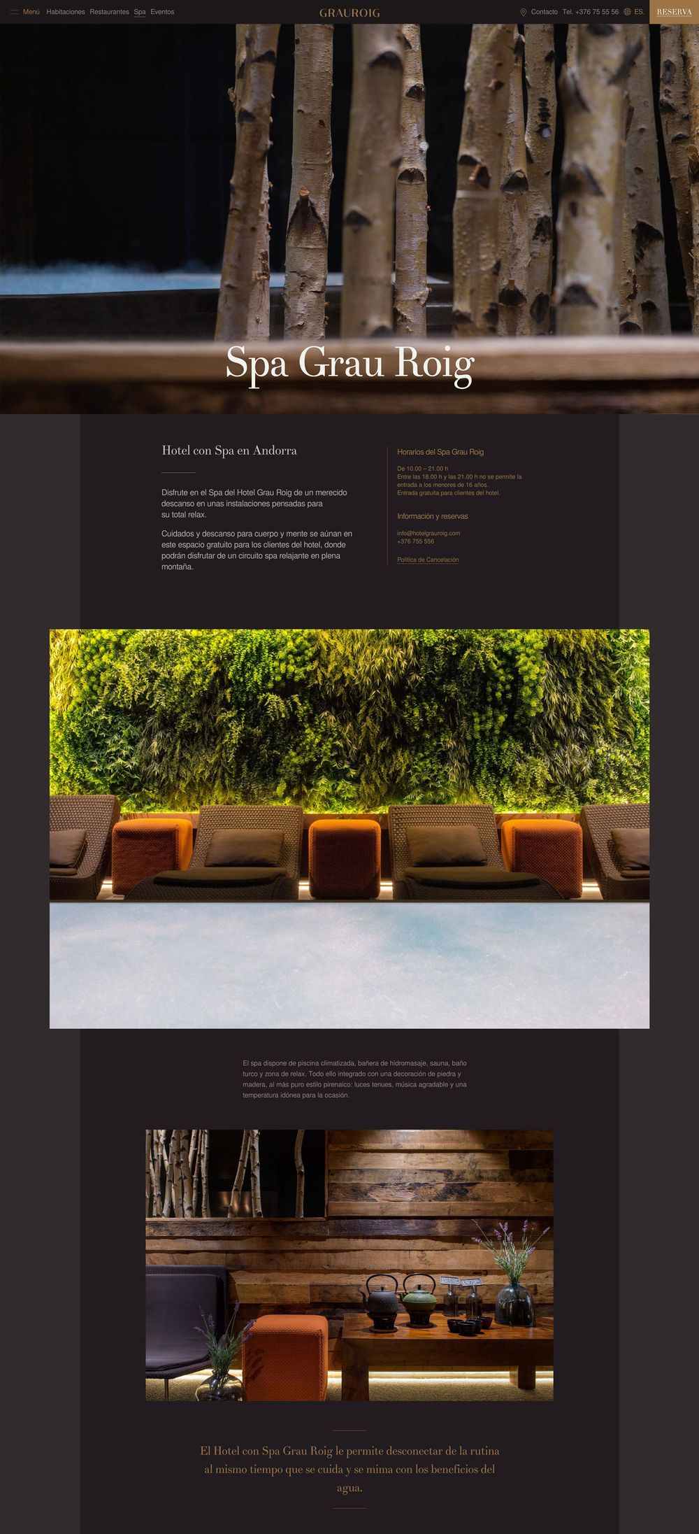 Grau Roig Boutique Hotel (direcció d’art, disseny gràfic, identitat, hotel, web), per DOMO-A | Direcció d’art i disseny gràfic, Barcelona