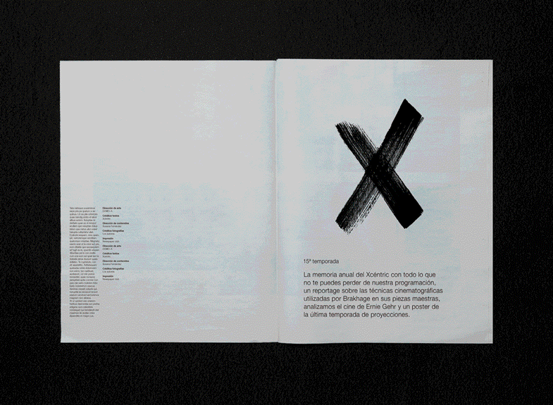 Xcèntric (direcció d’art, disseny gràfic, identitat, art i cultura, sector públic, print, web), per DOMO-A | Direcció d’art i disseny gràfic, Barcelona